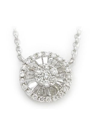 Collier en or blanc de 0.30 carat