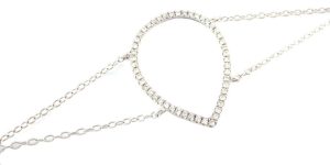 The Reauleaux Triangle White Gold Diamond Bracelet