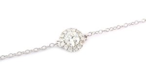 0.19 Carats White Gold Diamond Bracelet