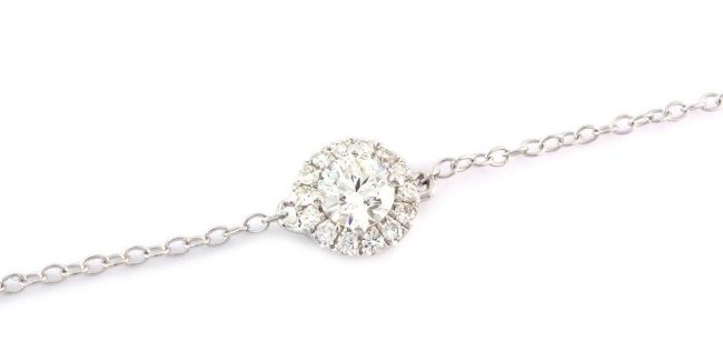 Bracelet en or blanc 0.19 carats