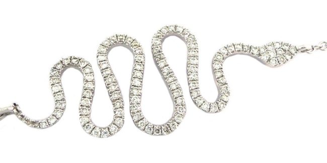 The Snake DIamond Bracelet