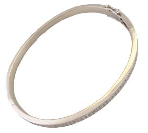 3.20 Karaat witgouden diamanten armband