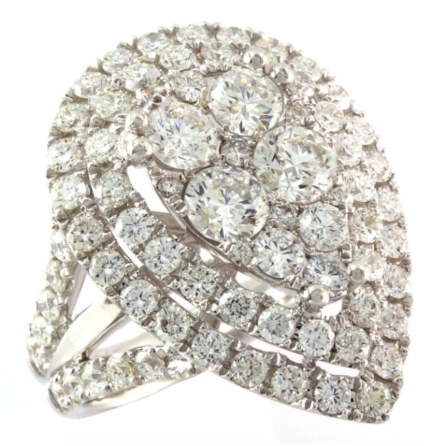 2.41 Ct 18K White Gold Diamond Ring