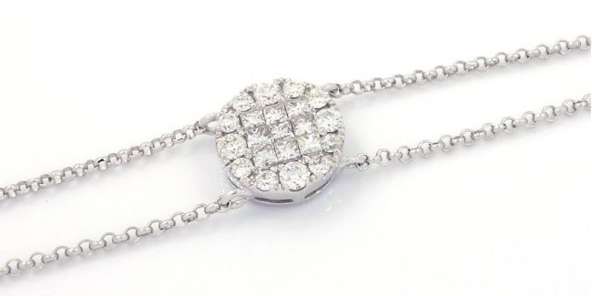 Bracelet en or blanc 0.38 carats