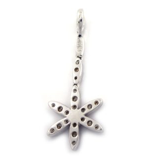 Pendentif avec diamant en or blanc 0.55 carats