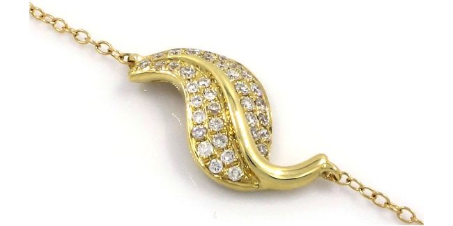 The Yellow Leaf Diamond Bracelet