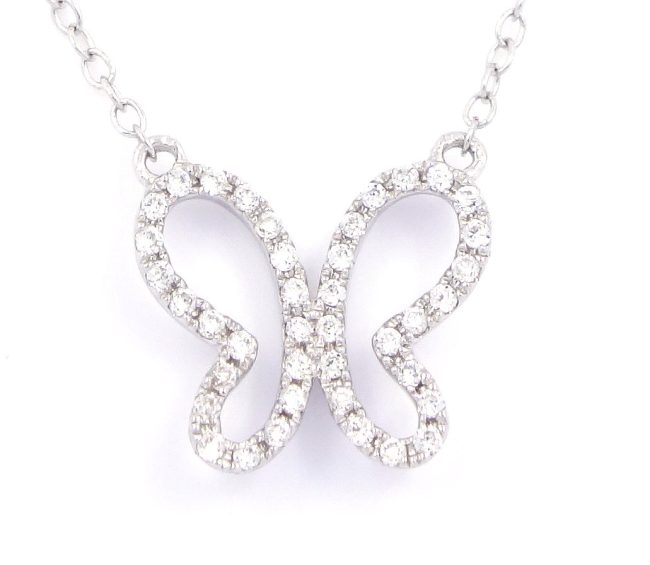 Collier en or blanc de 0.19 carat