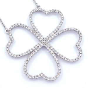 Collier en or blanc de 0.41 carat