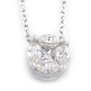 Collier en or blanc de 0.34 carat