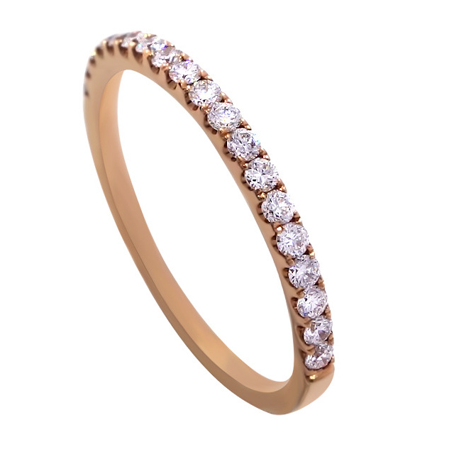 0.33 Ct 18K Rose Gold Diamond Ring