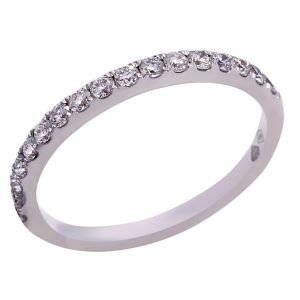 Bague en or blanc avec diamants de 0.34 carats