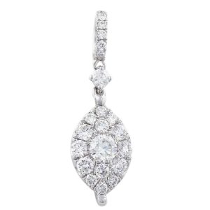 0.73 Ct White Gold Diamond Pendant