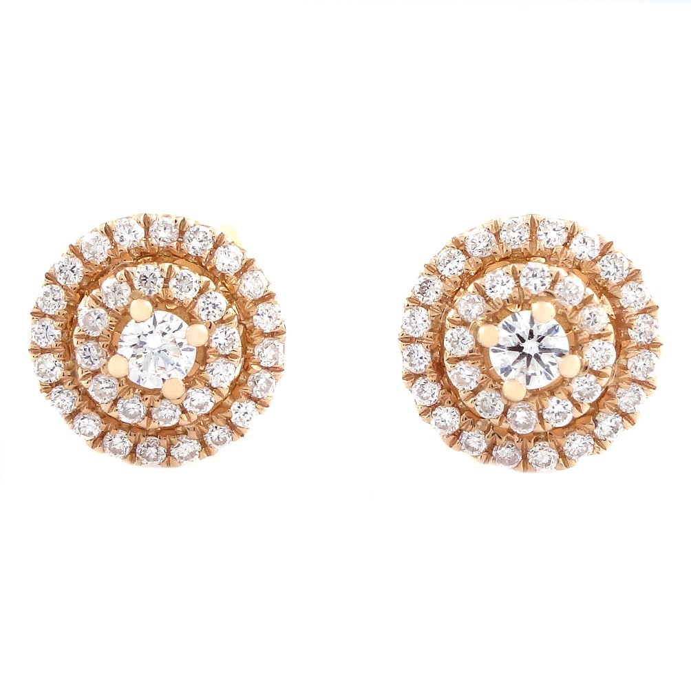 Diamond Earrings - Diamond Jhumka Style Earrings | Krishna Jewellers